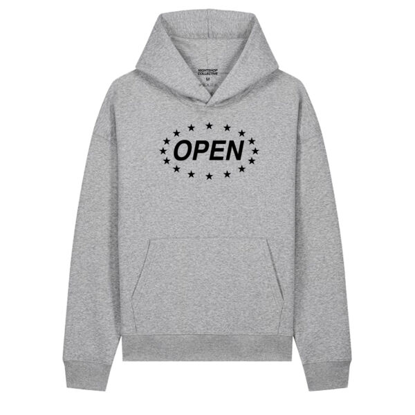 OPEN Hoodie Grey Thumbnail